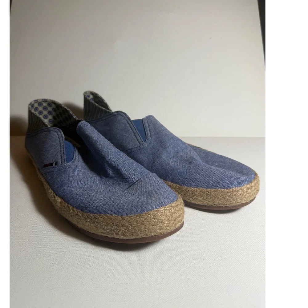 Ben Sherman Prill Heel Slip BNMS19001 Mens Blue Canvas Lifestyle Sneakers Sz 10